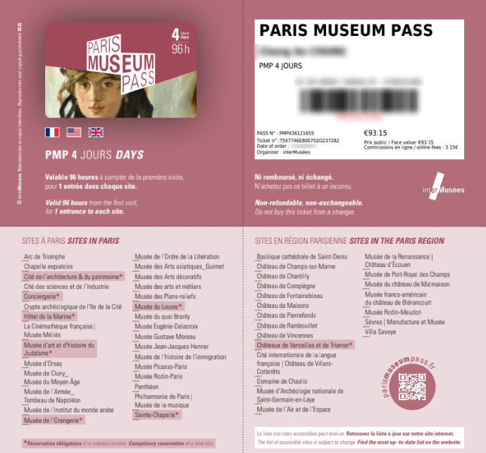 Paris Museum Pass